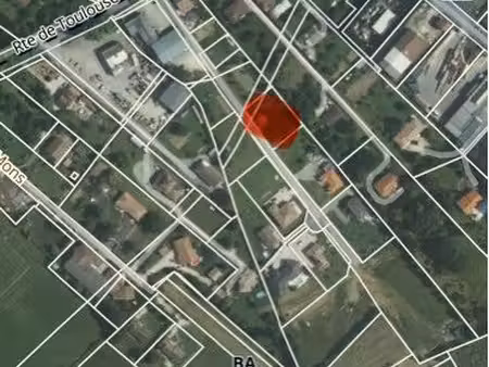terrain viabilisé 1020m2
