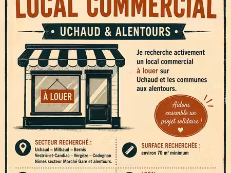 recherche local commercial – uchaud et alentours