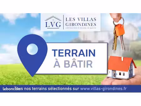 terrain à bâtir de 600 m² à saint-andre-de-cubzac (33)