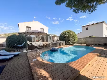 maison 150m² rénovée dpe b - 4 ch. + bureau - parcelle 808m² piscine neuve & terrasse 110m