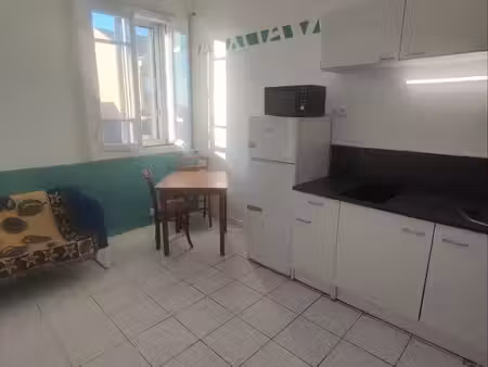 loue à l'année appartement f1 centre valras-plage
