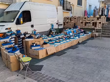 tournée avec emplacement de marché