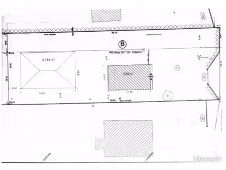 terrain a vendre 1064 m² comune de cugnaux