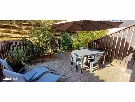 pavillon meublé avec jardin et parking à lacanau océan