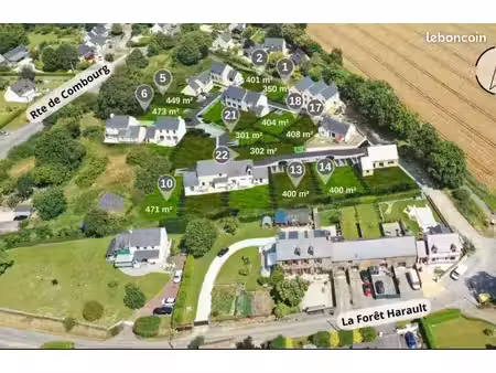 terrain à bâtir de 350 m² à dol-de-bretagne (35)