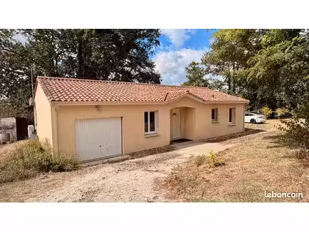 maison 90 m² - 3 chambres - terrain 1 100 m² - vue dégagée