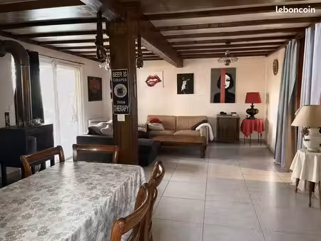vente | maison t4 | 6p | 3ch | 124 m² | lussac