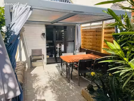studio cabine rez de jardin 27m2