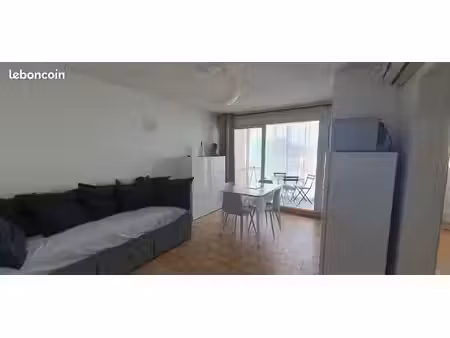 appt t3 de 35m² + loggia de 5m² + parking privé + piscine - plage richelieu cap d'agde