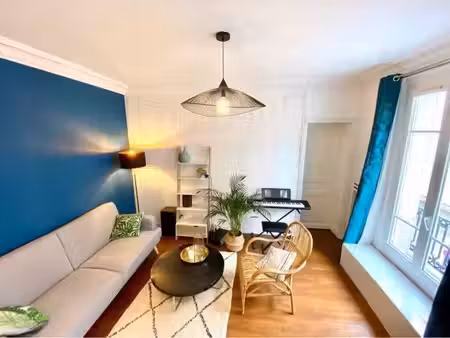 location meublée appartement 2 pièces 40 m² à clichy (92110)  1 500 €