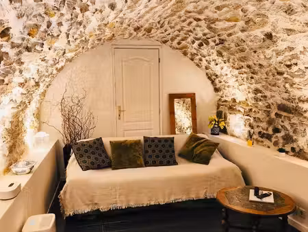 charming 70m² stone house with vaulted lounge  60m from orb river  heart of cessenon-sur-o