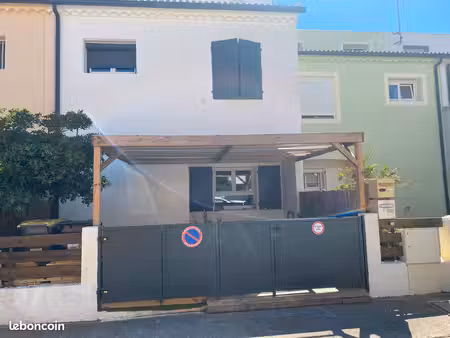 maison t5   climatisée   terrasse / jardin av/ ar  pkg