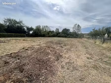 terrain 1500 m² beaumont-louestault