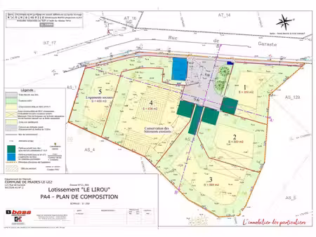 terrain 320 m² prades-le-lez