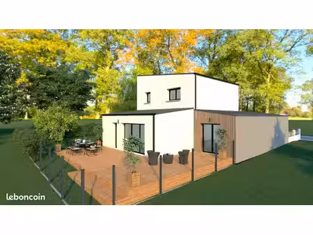 projet de construction d'une maison 128 m² avec terrain à langan (35)