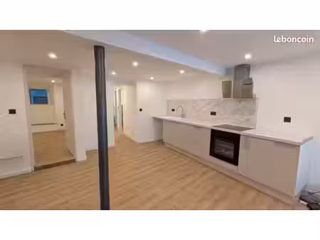 t2 rénové 50 m² en centre-ville avec extérieur