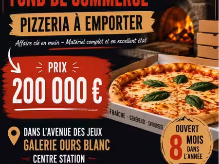fonds de commerce pizzeria à emporter