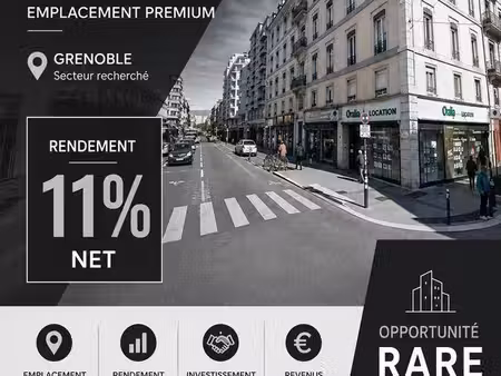 murs commerciaux 90 m² grenoble