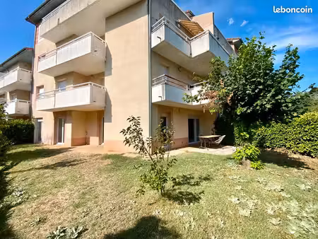 appartement t3 - 82 m² avec rez-de-jardin exposé sud