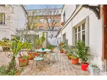 paris xvii - proche batignolles- charmante maison sur cour - 4 pieces - 2 chambres