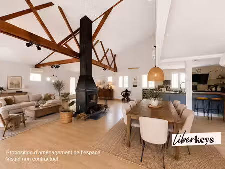 au cœur du perche – maison familiale de 208 m² avec pièce de vie de 79 m²  sous-sol total 