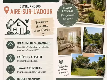 recherche maison ou appartement