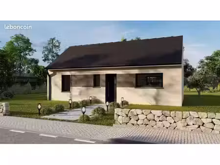 projet de construction d'une maison 63.54 m² avec terrain à artannes-sur-indre (37)