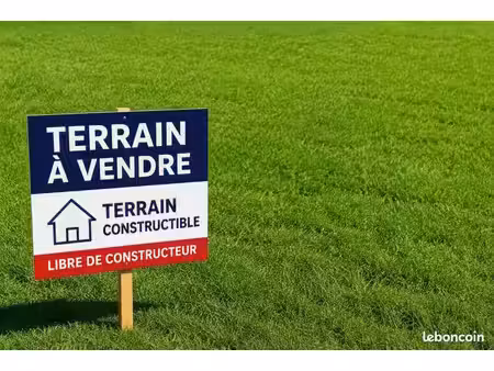terrain 1 088 m² castets