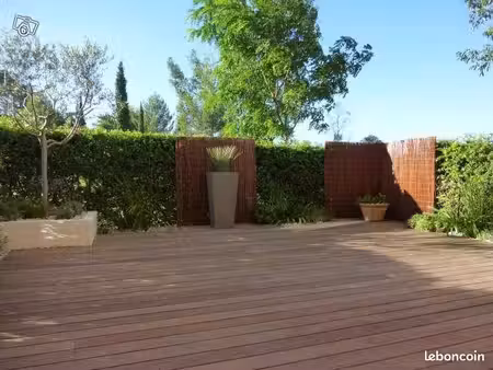 ff4 traversant 86 m² avec grande terrasse résidence collines d'estanove