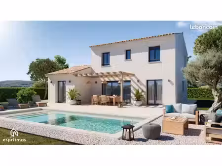 projet de construction d'une maison 85 m² avec terrain à lauret (34)