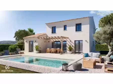 projet de construction d'une maison 85 m² avec terrain à lauret (34)