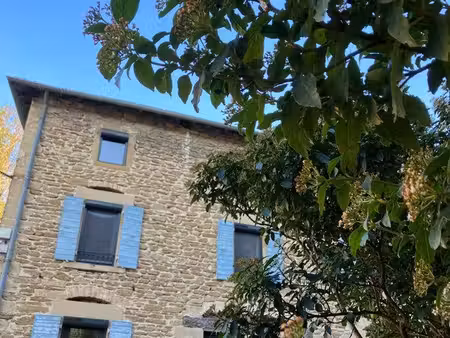 magnifique maison de village en pierre – 120 m² + studio indépendant de 83 m² – terrasses 