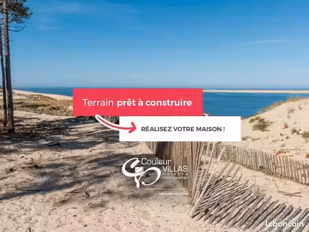 terrain 1 000 m² biscarrosse