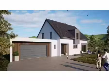 terrain avec maison neuve à vendre