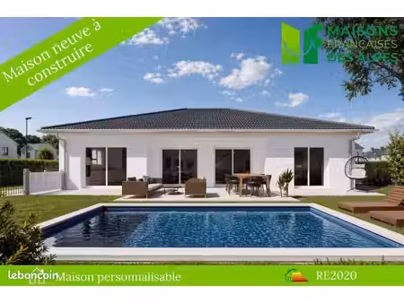 projet de construction d'une maison 130 m² avec terrain à varces-allieres-et-risset (38)