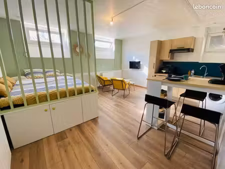 studio meublé rue piétonne bourgoin