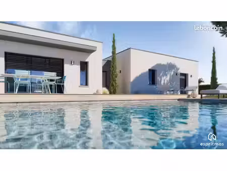 projet de construction d'une maison 125 m² avec terrain à lauret (34)
