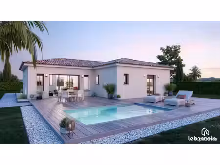 projet de construction d'une maison 115 m² avec terrain à sussargues (34)