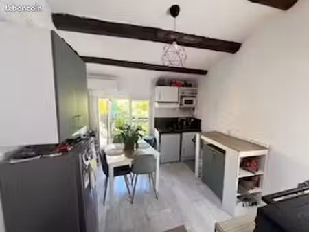 studio climatisé avec mezzanine