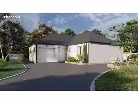 projet de construction d'une maison 71.42 m² avec terrain à ruffigne (44)