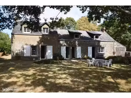 malville - belle longère de 150 m² habitable sur 1480 m² de terrain clos et arboré