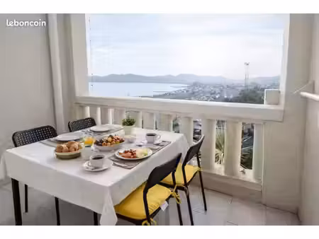 appartement vue mer(étudiant-e) - balcon - plage à 2min - clim