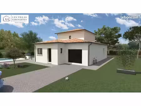projet de construction d'une maison 122.95 m² avec terrain à saint-aubin-de-medoc (33)