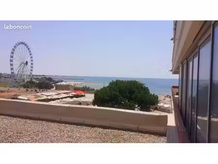 appartement studio terrasse vue mer meublé