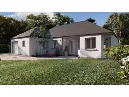 projet de construction d'une maison 93.17 m² avec terrain à la roche-blanche (44)