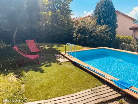 maison individuelle avec piscine
