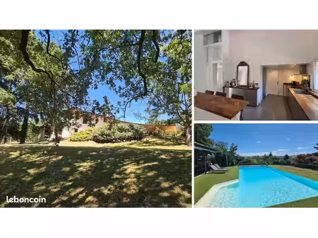 maison d’architecte unique de 330m²  6 chambres  avec piscine 10x5 au cœur de 5 800 m² de 