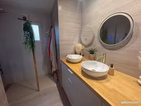 t4 rénové 85 m² – jardin  balcon et garage 60 m² – béziers