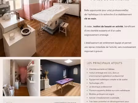 cession – institut de beauté | fonds de commerce
