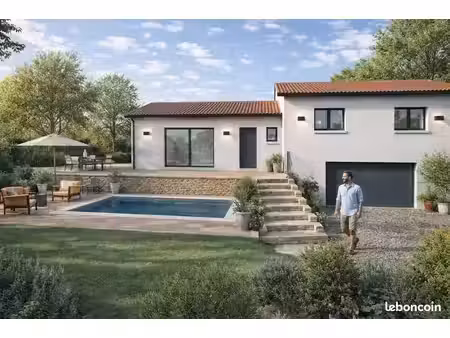 projet de construction d'une maison 89 m² avec terrain à genilac (42)